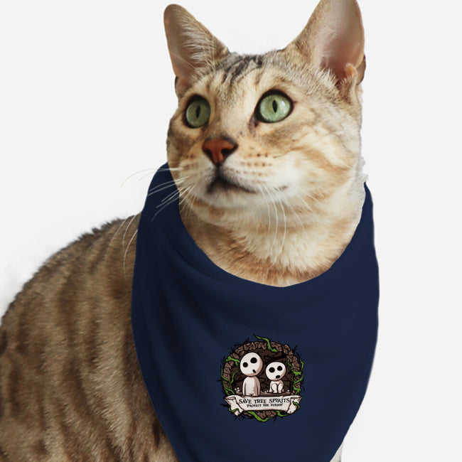 Save The Tree Spirits-cat bandana pet collar-ducfrench