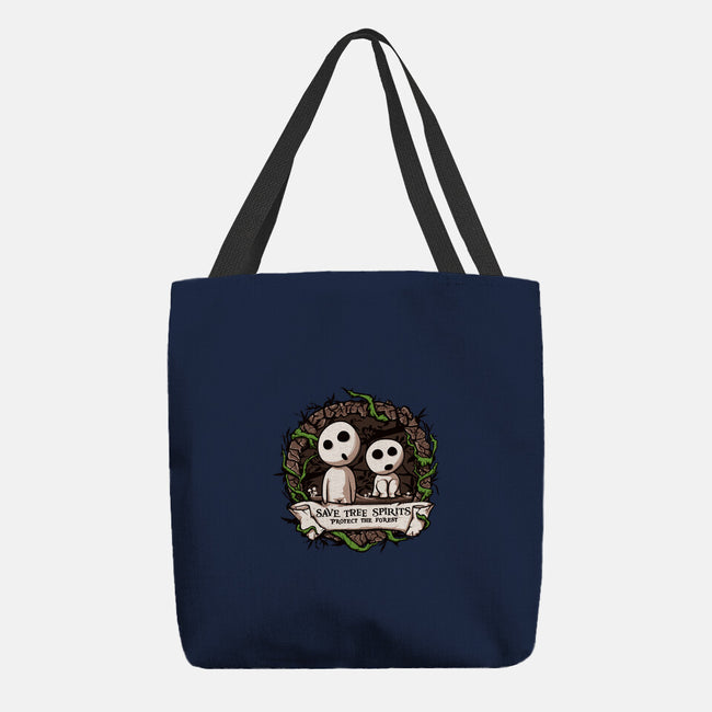 Save The Tree Spirits-none basic tote-ducfrench