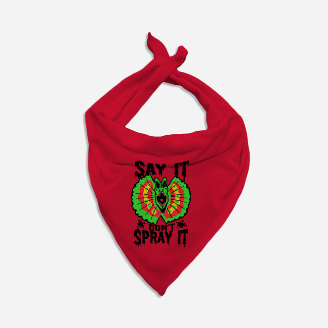 Say It Don't Spray It-dog bandana pet collar-Tabners