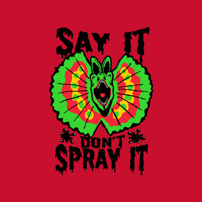 Say It Don't Spray It-none beach towel-Tabners