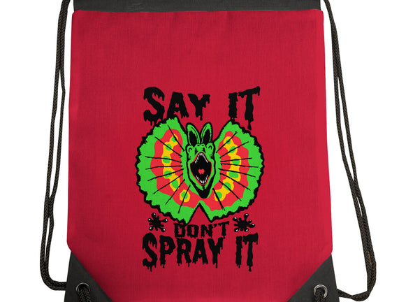 Say It Don't Spray It