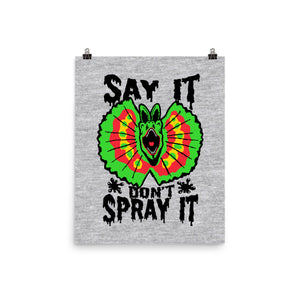 Say It Don't Spray It