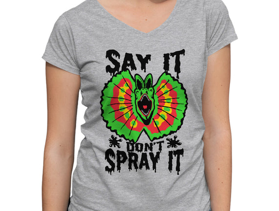 Say It Don't Spray It