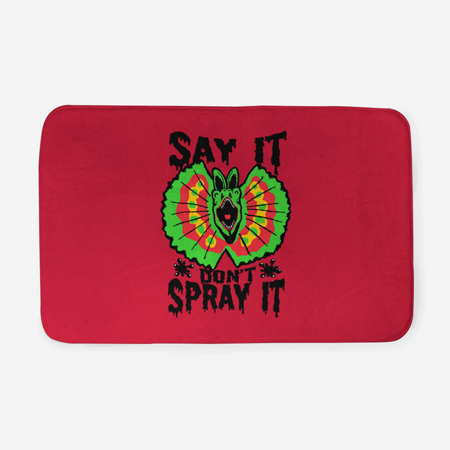 Say It Don't Spray It-none memory foam bath mat-Tabners