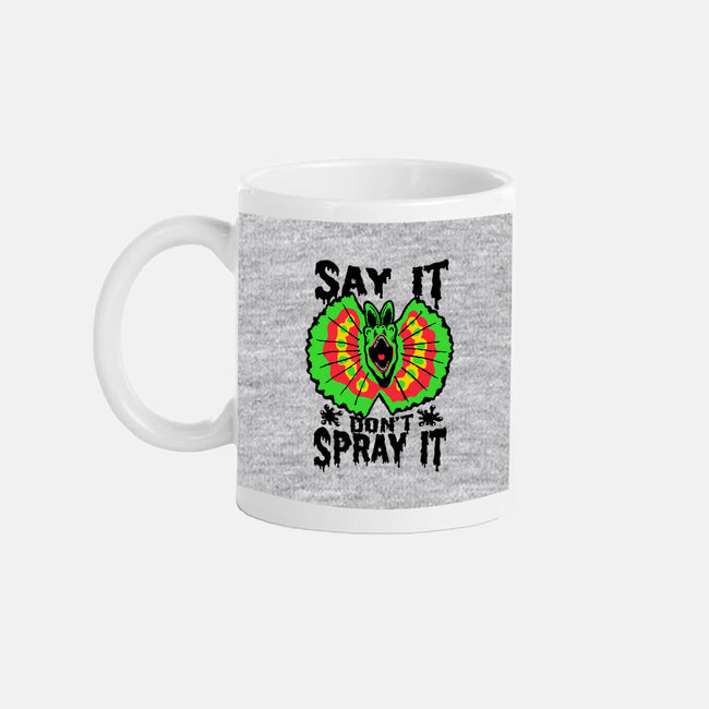 Say It Don't Spray It-none glossy mug-Tabners