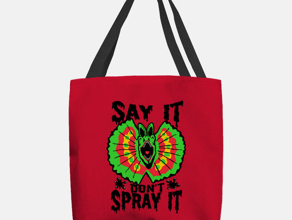 Say It Don't Spray It