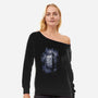 Scattered Through Time and Space-womens off shoulder sweatshirt-fanfreak1