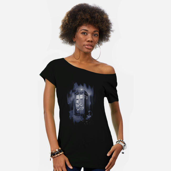 Scattered Through Time and Space-womens off shoulder tee-fanfreak1