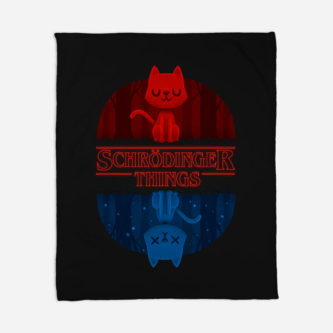 Schrodinger Things-none fleece blanket-IdeasConPatatas