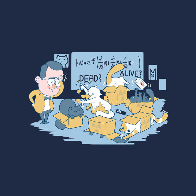 Schrodinger's Cats are Doing It Wrong-none removable cover w insert throw pillow-queenmob