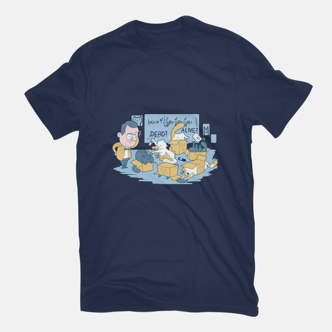 Schrodinger's Cats are Doing It Wrong-mens heavyweight tee-queenmob