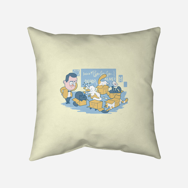 Schrodinger's Cats are Doing It Wrong-none removable cover w insert throw pillow-queenmob