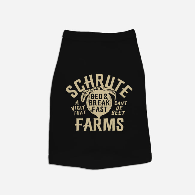 Schrute Farms-dog basic pet tank-AJ Paglia