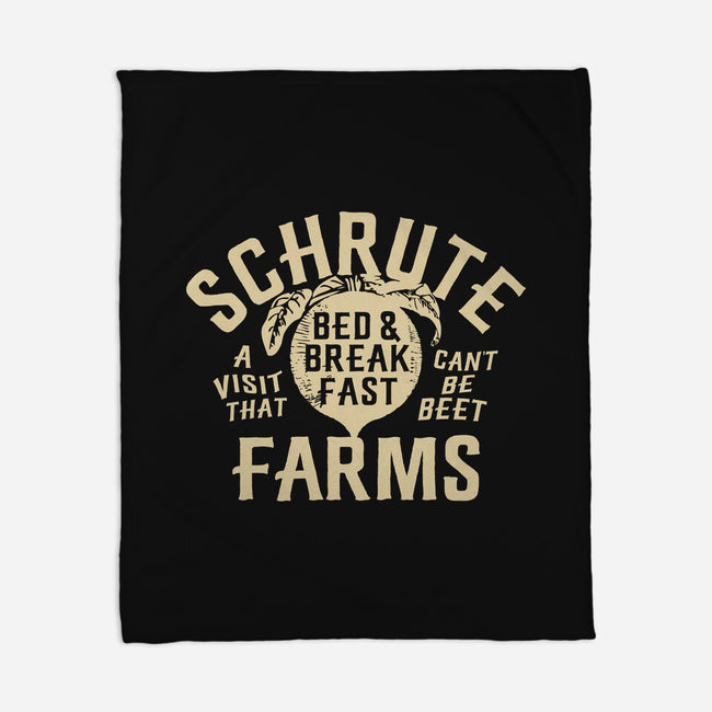 Schrute Farms-none fleece blanket-AJ Paglia