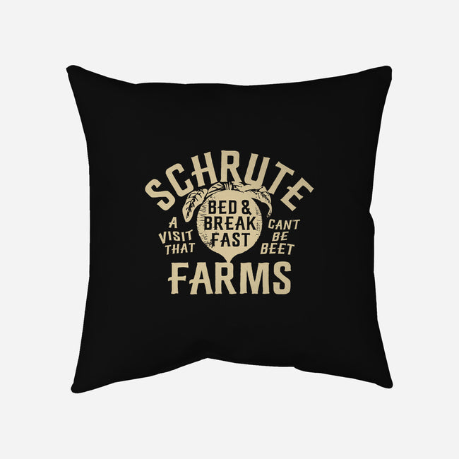 Schrute Farms-none non-removable cover w insert throw pillow-AJ Paglia