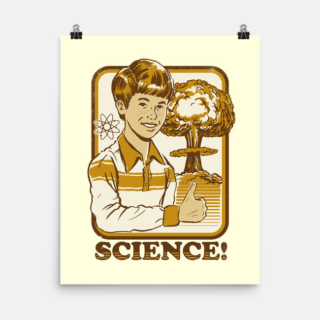 Science Rules-none matte poster-Steven Rhodes