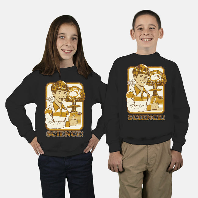 Science Rules-youth crew neck sweatshirt-Steven Rhodes