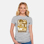 Science Rules-womens fitted tee-Steven Rhodes