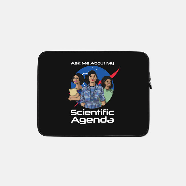 Scientific Agenda-none zippered laptop sleeve-kalgado