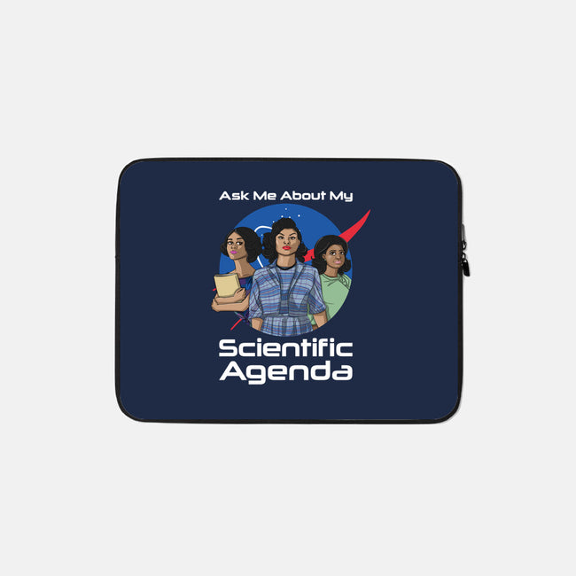 Scientific Agenda-none zippered laptop sleeve-kalgado
