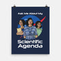 Scientific Agenda-none matte poster-kalgado