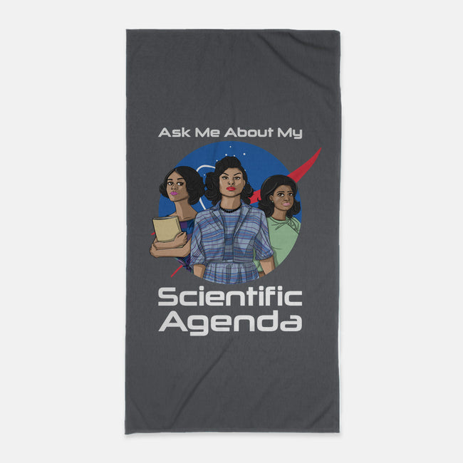 Scientific Agenda-none beach towel-kalgado