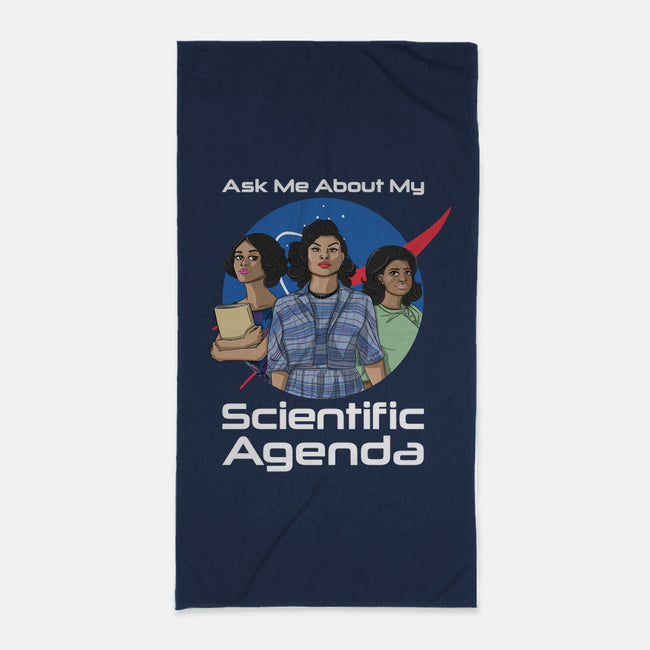 Scientific Agenda-none beach towel-kalgado