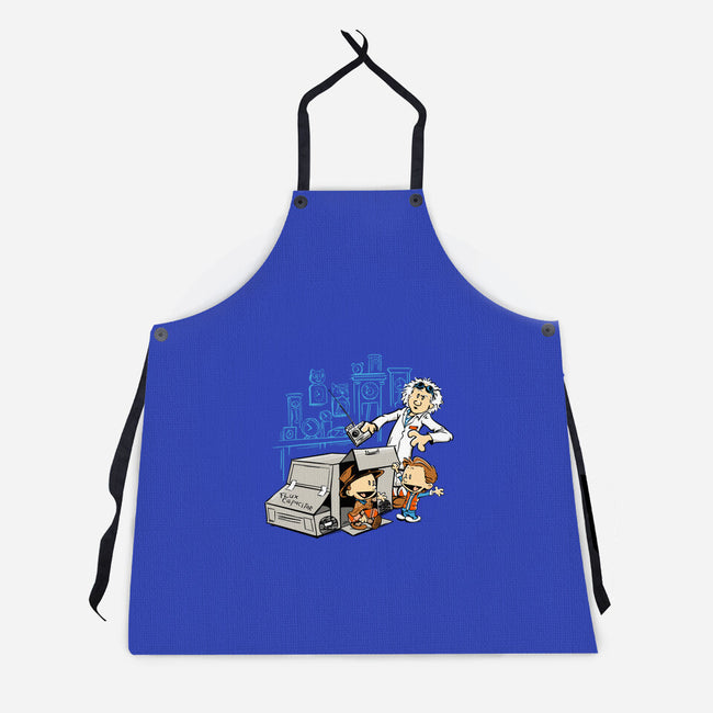 Scientific Paradox Goes Boink-unisex kitchen apron-DJKopet