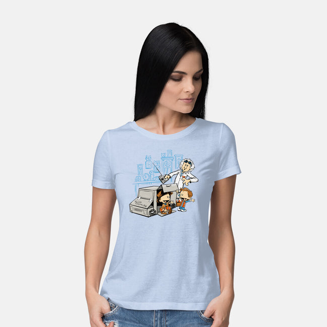 Scientific Paradox Goes Boink-womens basic tee-DJKopet