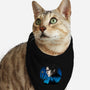 Scissored Gentleman-cat bandana pet collar-vp021