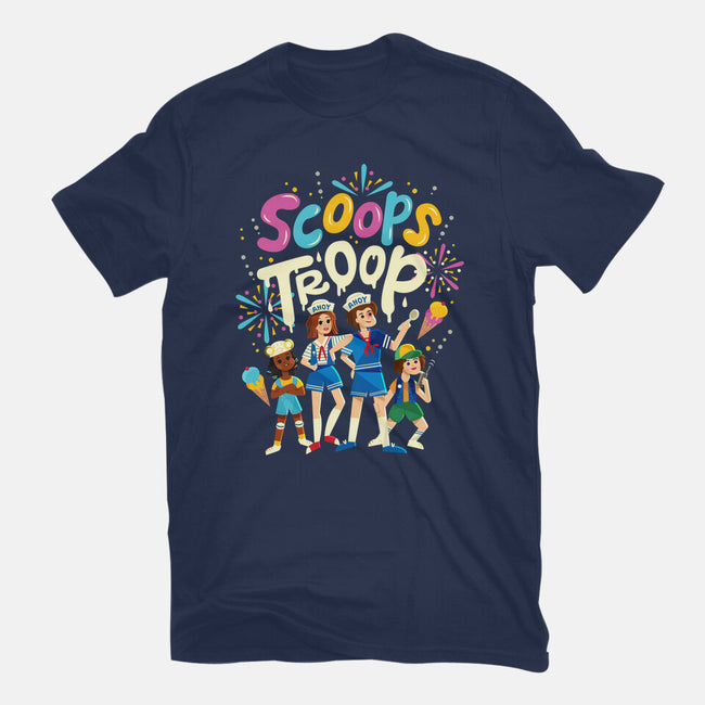 Scoops Troop-unisex basic tee-risarodil