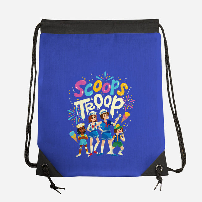 Scoops Troop-none drawstring bag-risarodil