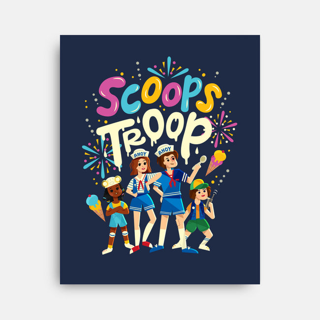 Scoops Troop-none stretched canvas-risarodil