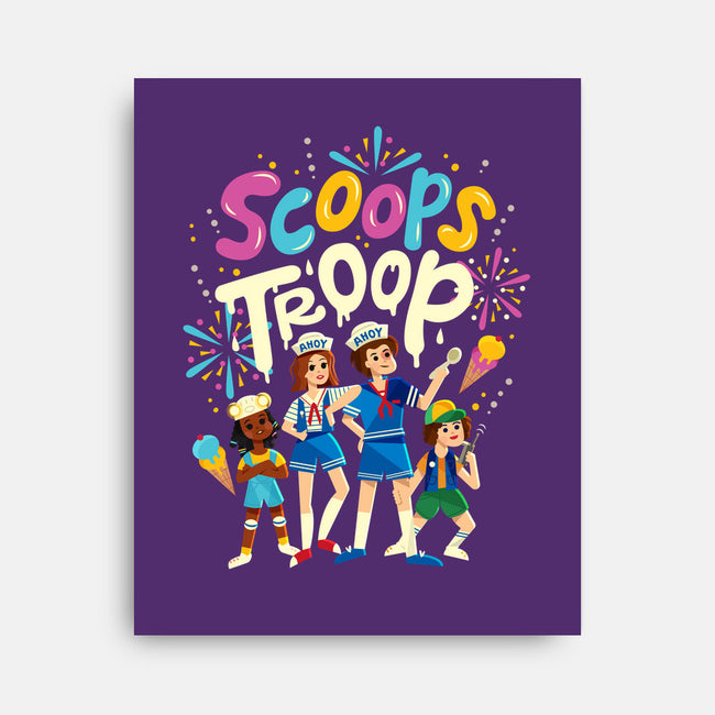 Scoops Troop-none stretched canvas-risarodil