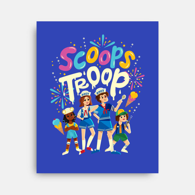 Scoops Troop-none stretched canvas-risarodil