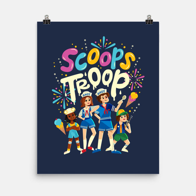 Scoops Troop-none matte poster-risarodil