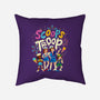 Scoops Troop-none removable cover w insert throw pillow-risarodil