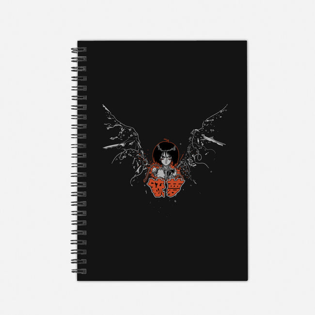 Scrapyard Angel-none dot grid notebook-Kat_Haynes