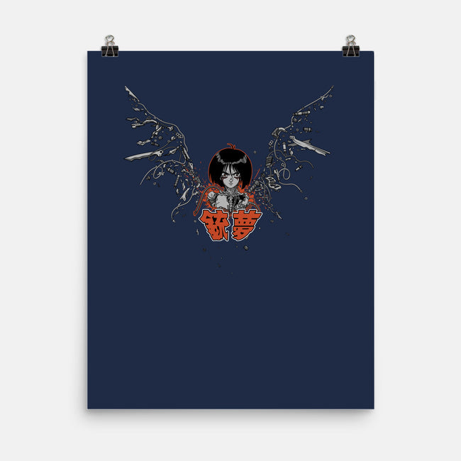 Scrapyard Angel-none matte poster-Kat_Haynes