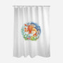 Sea Sisters-none polyester shower curtain-littlebird.bigwolf