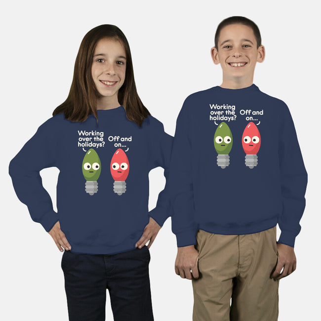 Seasonal Employment-youth crew neck sweatshirt-David Olenick