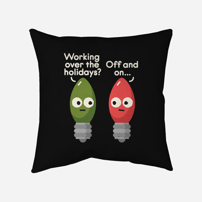Seasonal Employment-none removable cover w insert throw pillow-David Olenick