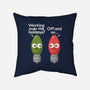 Seasonal Employment-none removable cover w insert throw pillow-David Olenick