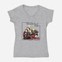 Second Breakfast Club-womens v-neck tee-jpowersillustration
