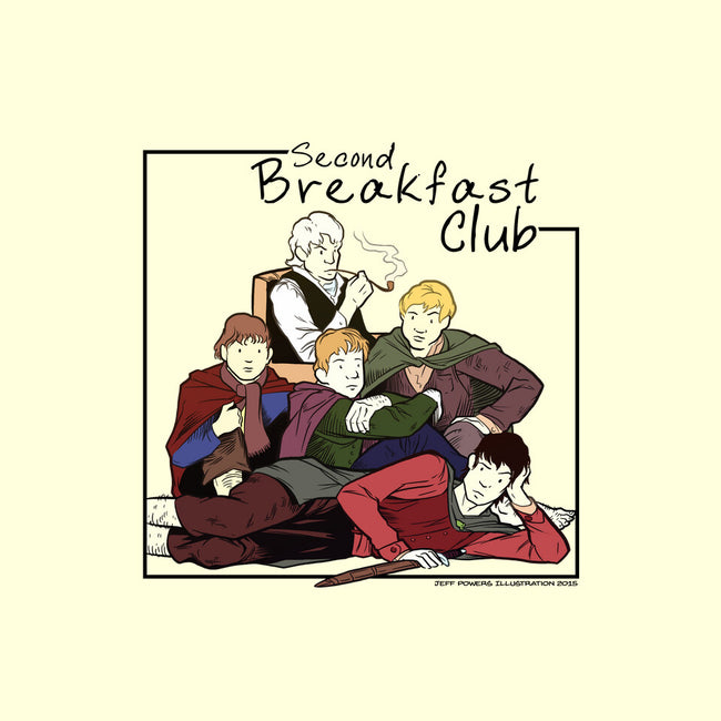 Second Breakfast Club-none polyester shower curtain-jpowersillustration