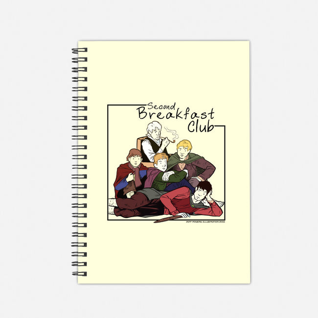 Second Breakfast Club-none dot grid notebook-jpowersillustration