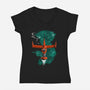 See You In Space-womens v-neck tee-vp021