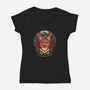 See You Space Cowboy-womens v-neck tee-MeganLara