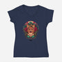 See You Space Cowboy-womens v-neck tee-MeganLara