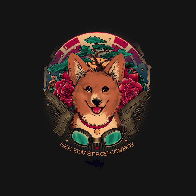 See You Space Cowboy-dog basic pet tank-MeganLara